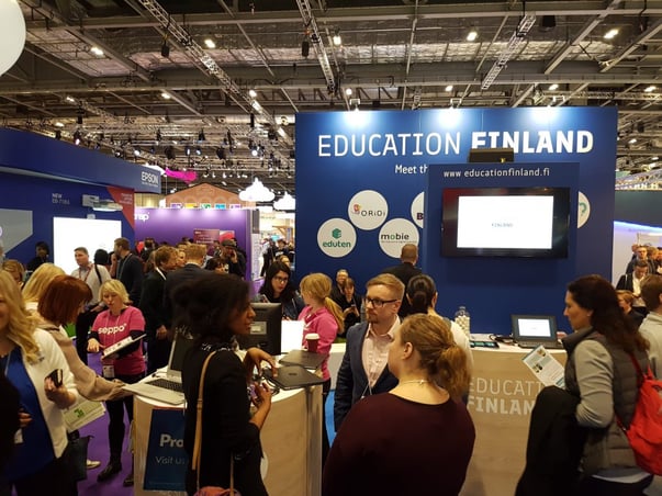 Education Finland stand at Bett 2018