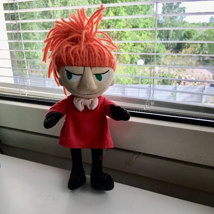 Little My doll for Moomin Language School